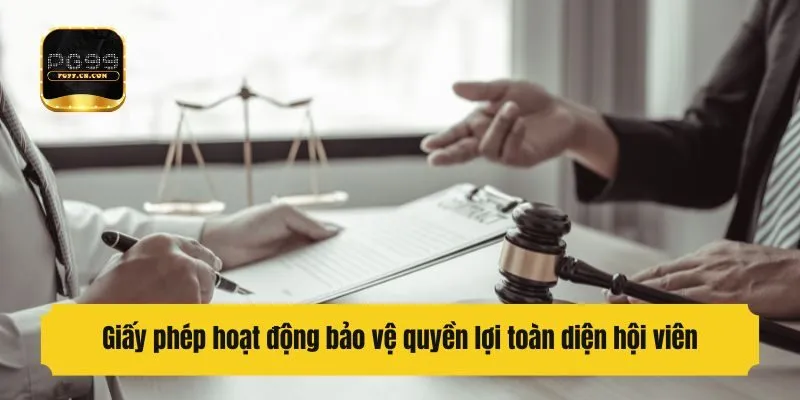 Giấy phép hoạt động bảo vệ quyền lợi toàn diện hội viên