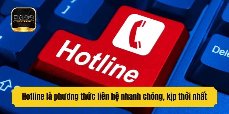 Hotline là phương thức liên hệ nhanh chóng, kịp thời nhất