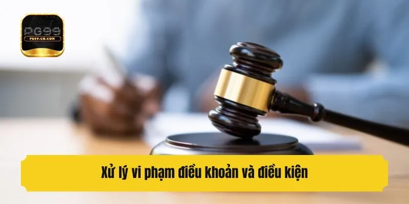 Xử lý vi phạm điều khoản và điều kiện